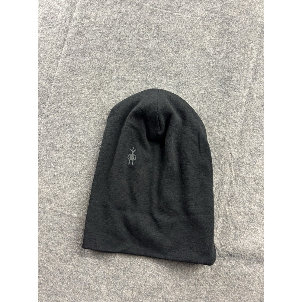 Smartwool Everyday Thermal Merino Wool Reversible Cuffed Beanie Black Snow Ski